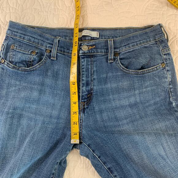 Levis 515 bootcut blue jeans medium wash light stretch size 12 Long - Picture 13 of 13